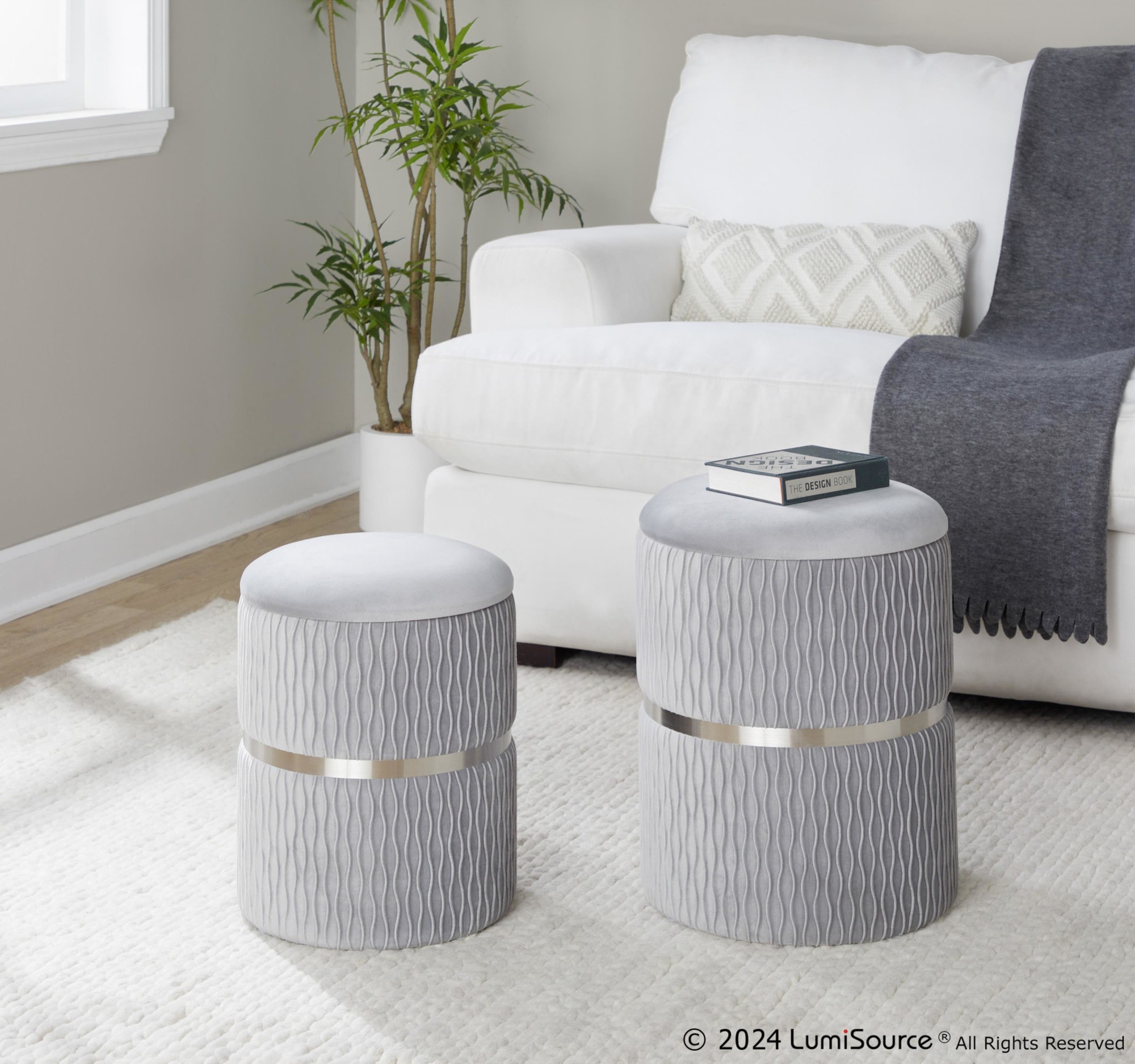 Cinch Nesting Ottoman Set